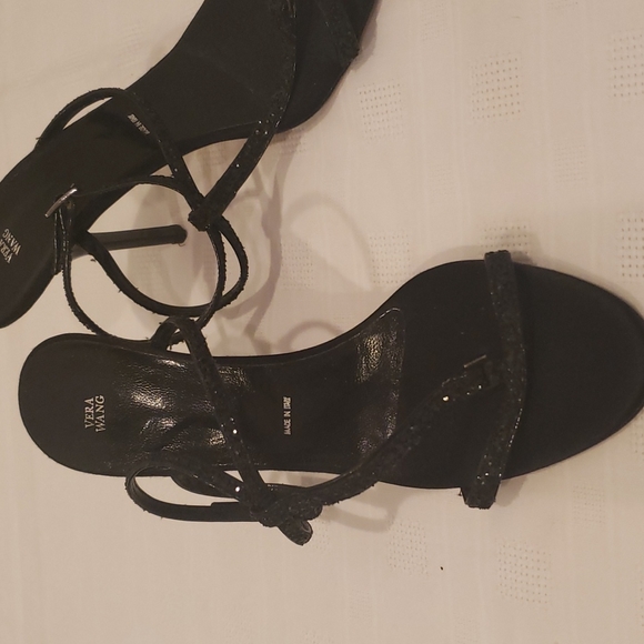 VERA WANG, Sandle Black Evening - Picture 2 of 12
